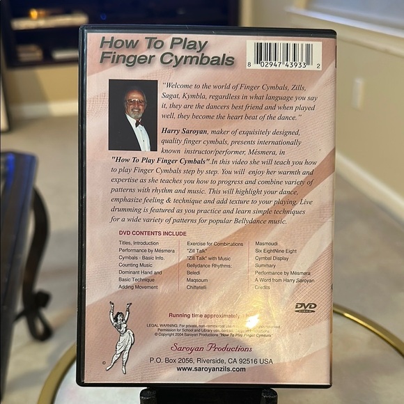 Saroyan Finger Cymbals DVD - Picture 2 of 3